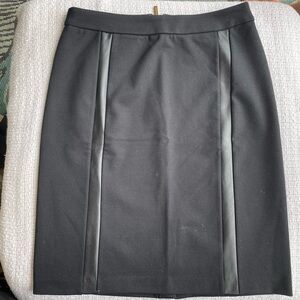 Michael Kors black knee length skirt size 6